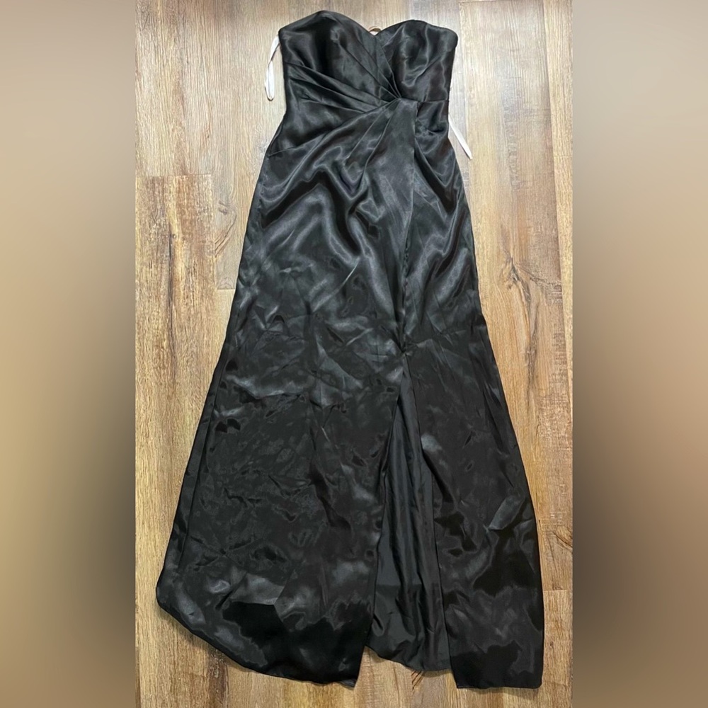 David’s Bridal size 4 black bridesmaid dress